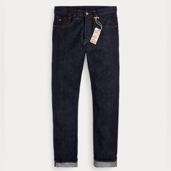 Ralph Lauren Double RL Blue Straight Jeans - Picture 1 of 11